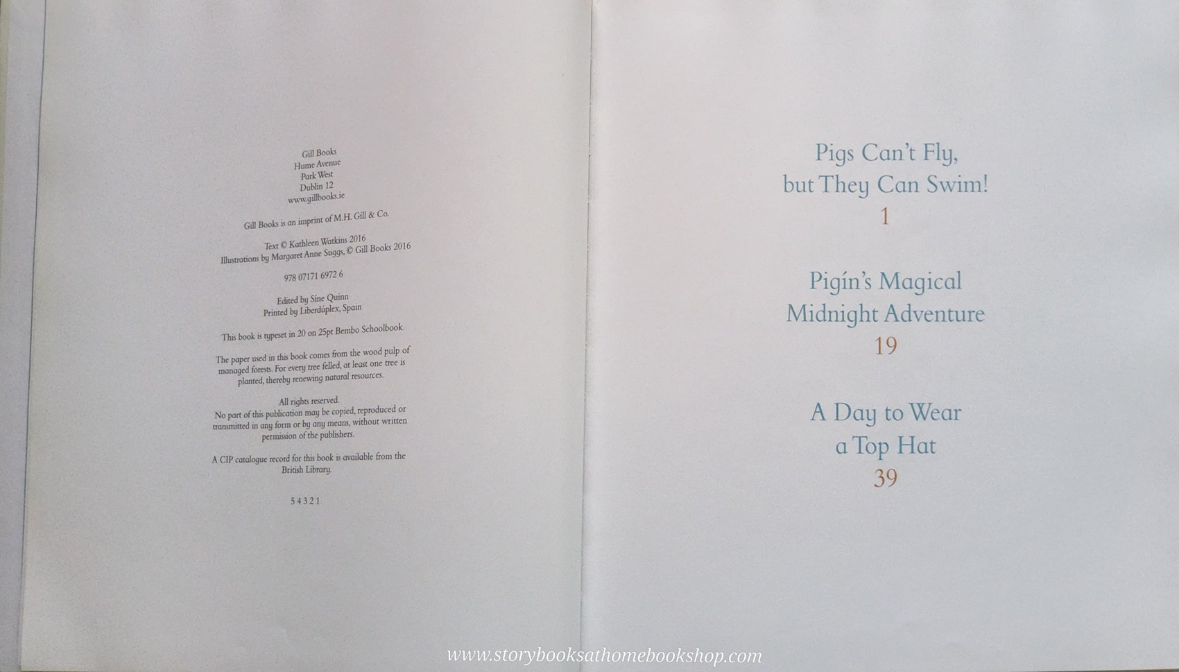 หนังสือนิทานปกแข็ง ** ♥️PIGIN OF HOWTH