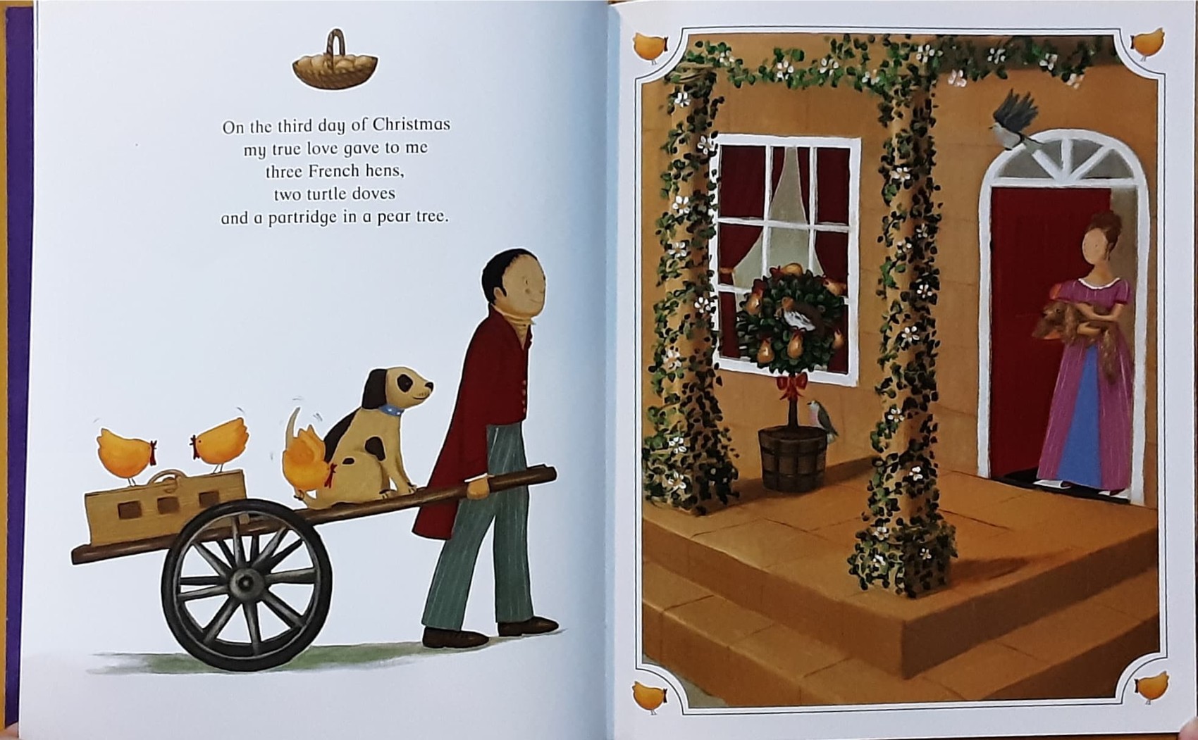 หนังสือนิทานปกแข็ง 🍅🍓THE Twelve Days of Christmas