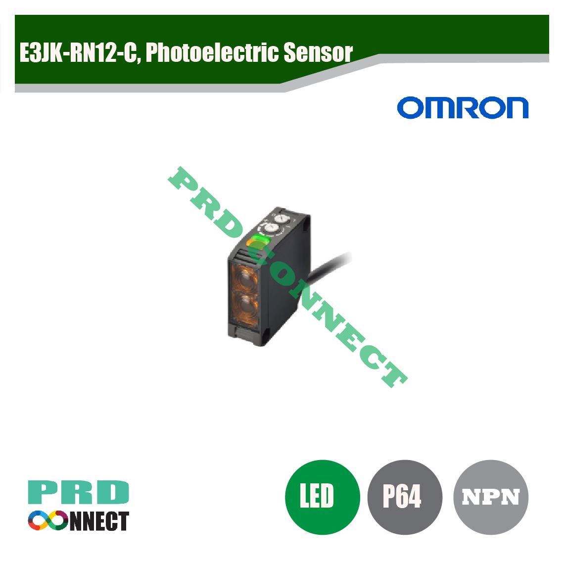 E3JK-RN12-C, PHOTOELECTRIC SENSOR, OMRON