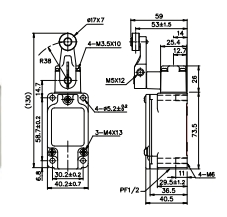 TZ-5104 (WLCA2) TZ-5104-2 (WLCA2-2), LIMIT SWITCH, TEND