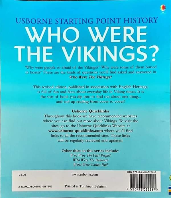 Knowledge Book** ð
ðUsborne Starting point History WHO WERE THE VIKINGS?