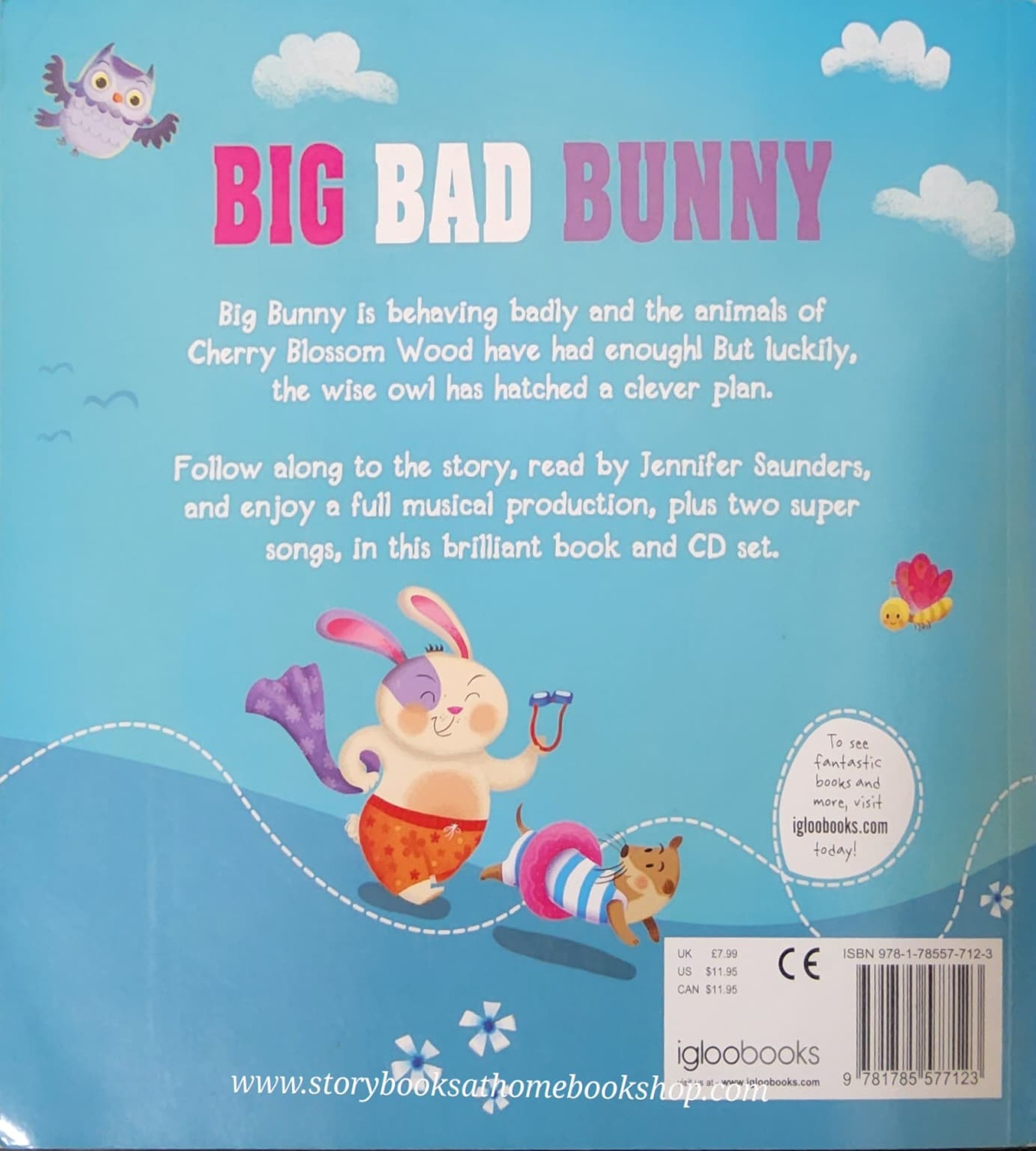 หนังสือนิทานปกอ่อน** 🍅🍅BIG BAD BUNNY WITH CD