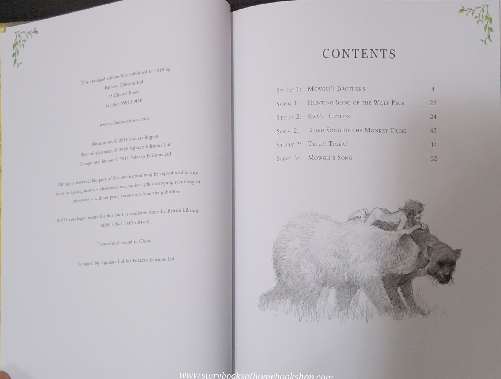 หนังสือนิทานปกแข็ง** ♥️♥️THE JUNGLE BOOK MOWGLI'S STORY