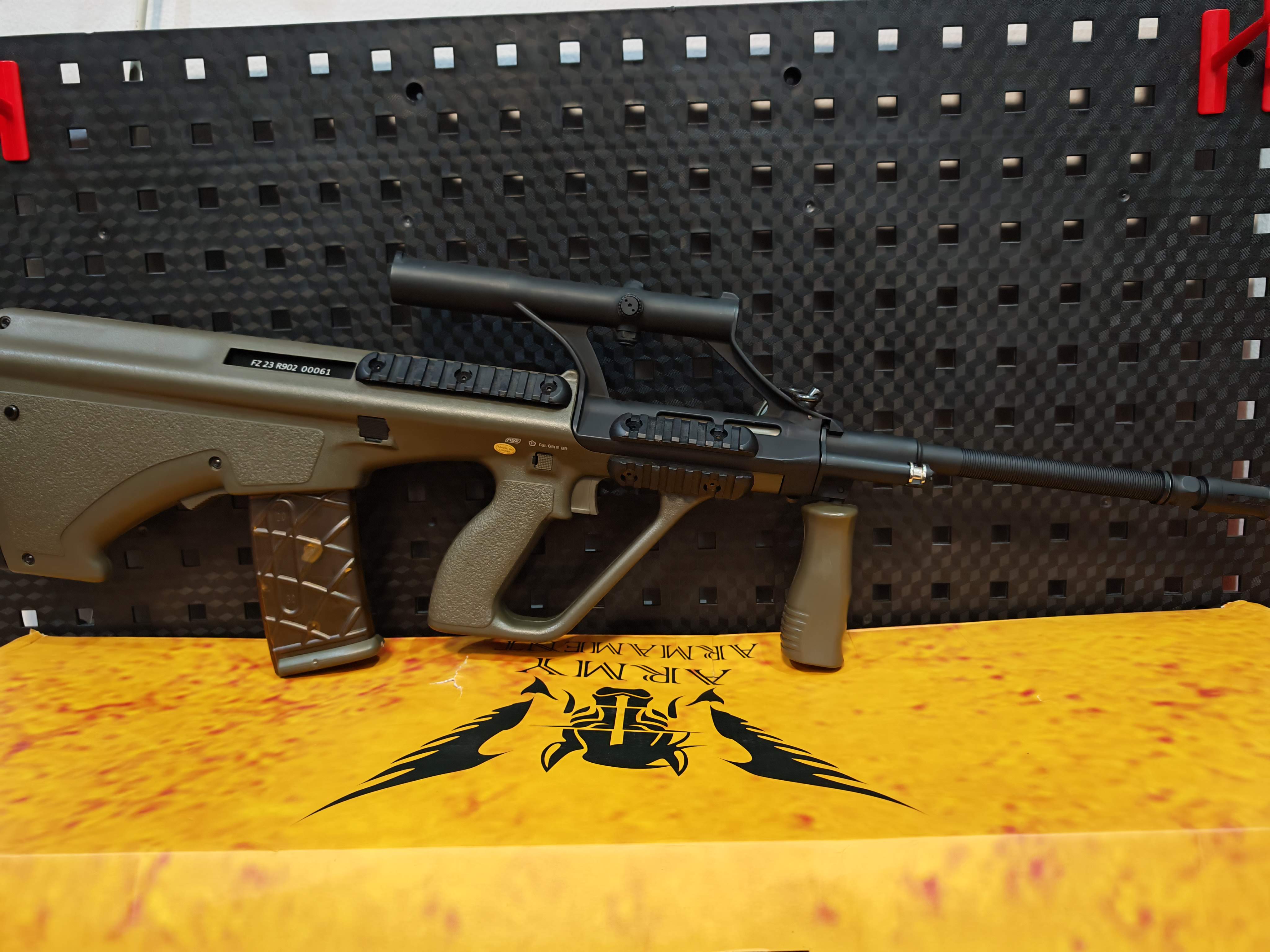 Army Armament R902A Steyr AUG A1 AEG BB Gun บีบีกัน Airsoft Gun ปืนอัดลม ปืนยาวไฟฟ้า มือสอง