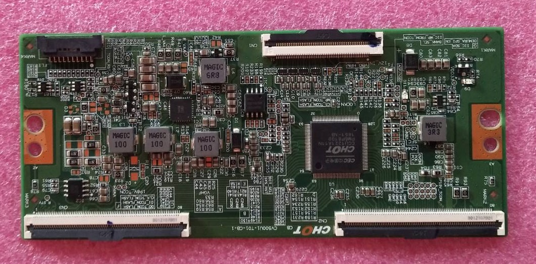 T-CON PHILIPS อะไหล่แท้/ของถอดจากเครื่อง ใช้กับรุ่น 50PUT6002S/67 พาร์ทบอร์ด CV500U1-T01-CB-1