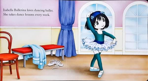 BOARD BOOK หนังสือนิทานเด็ก ภาษาอังกฤษ 🍅🍓 Isabella Ballerina/Used สภาพ 80-90%
