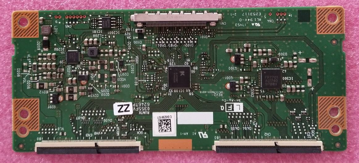 ทีคอน T-CON ทีวี Werth ของแท้ถอดจากเครื่อง รุ่น WH4002 พาร์ทRUNTK0355FV 6246TP