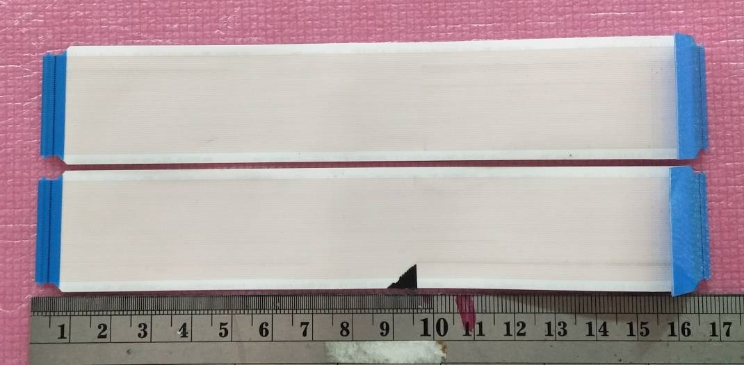 สายแพจากทีคอนไปจอ แอลจี LG ของแท้ถอดจากเครื่อง รุ่น43LJ550T และรุ่นอื่นที่เหมือนกัน