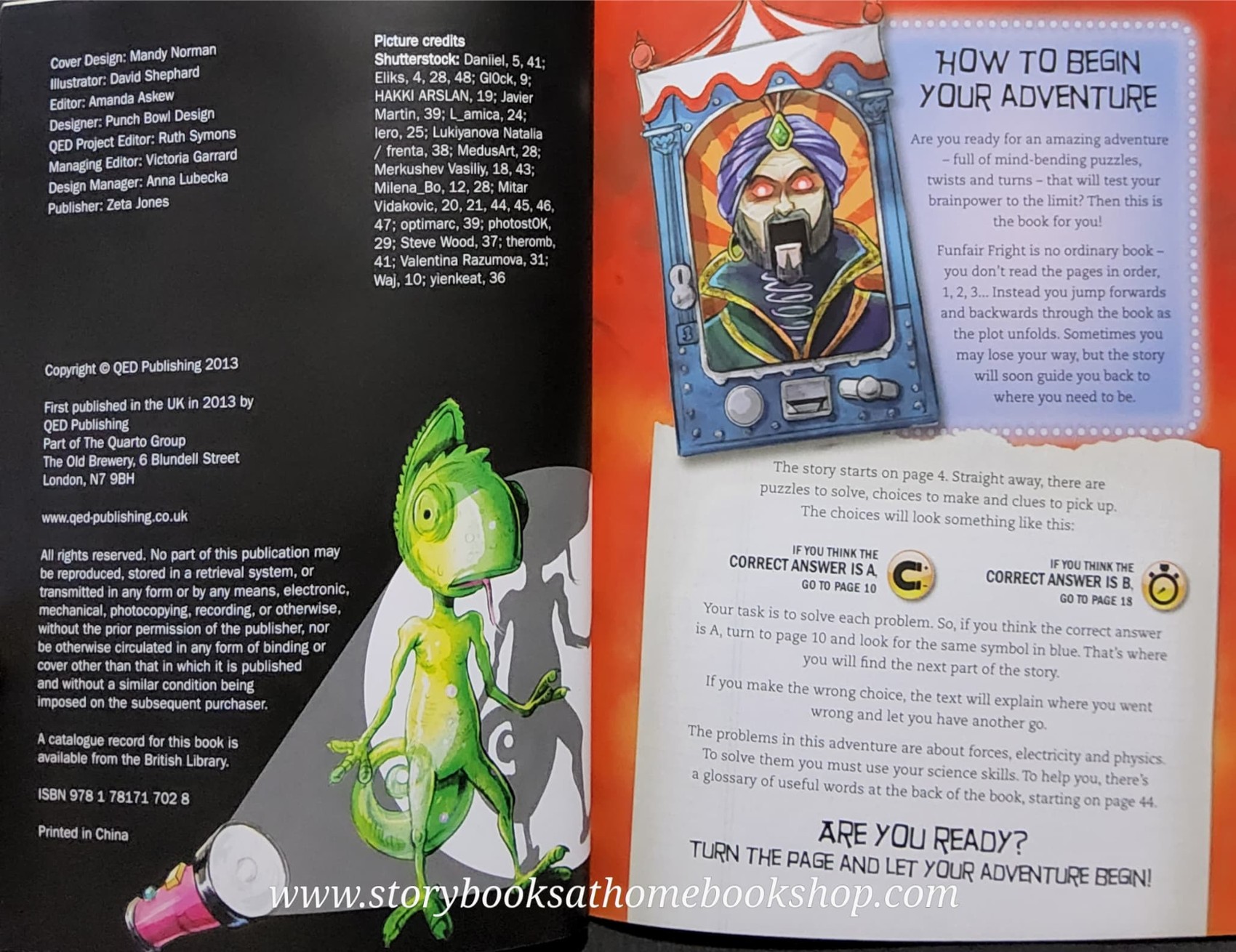 หนังสือนิทานปกอ่อน** 🍅SCIENCE QUEST FUNFAIR FRIGHT♥️♥️