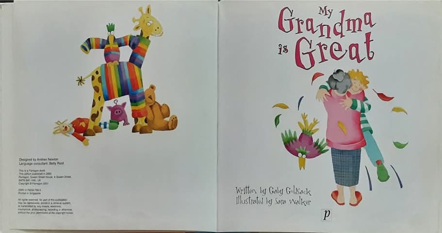 หนังสือนิทานปกแข็ง** 🍓🍓 My Grandma is Great!