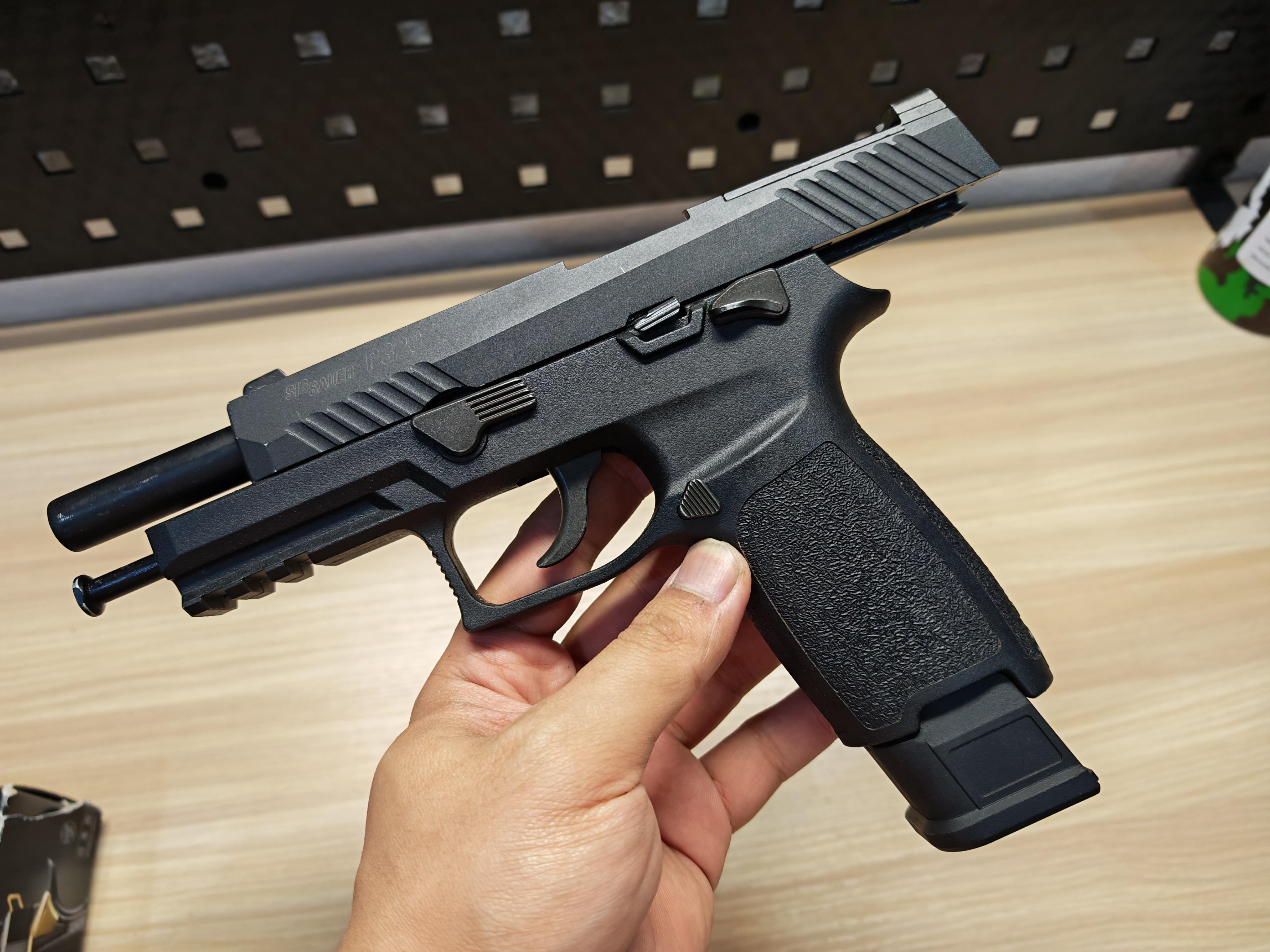 WE Sig Sauer P320 M17 GBB BB Gun บีบีกัน แบบแก๊ส ปืนอัดลม มือสอง Airsoft Gun
