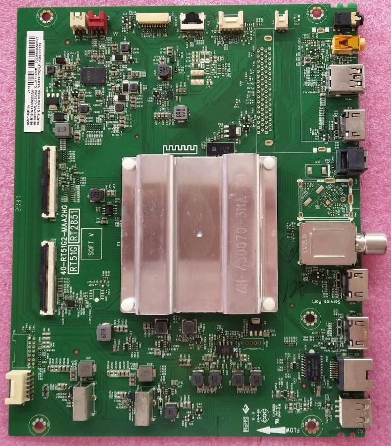 เมนบอร์ดทีวีทีซีแอล TCL ของแท้มือสองถอดจากเครื่อง ใช้กับรุ่น65C7000A พาร์ทติดบอร์ด40-RT51G2-MAA2HG