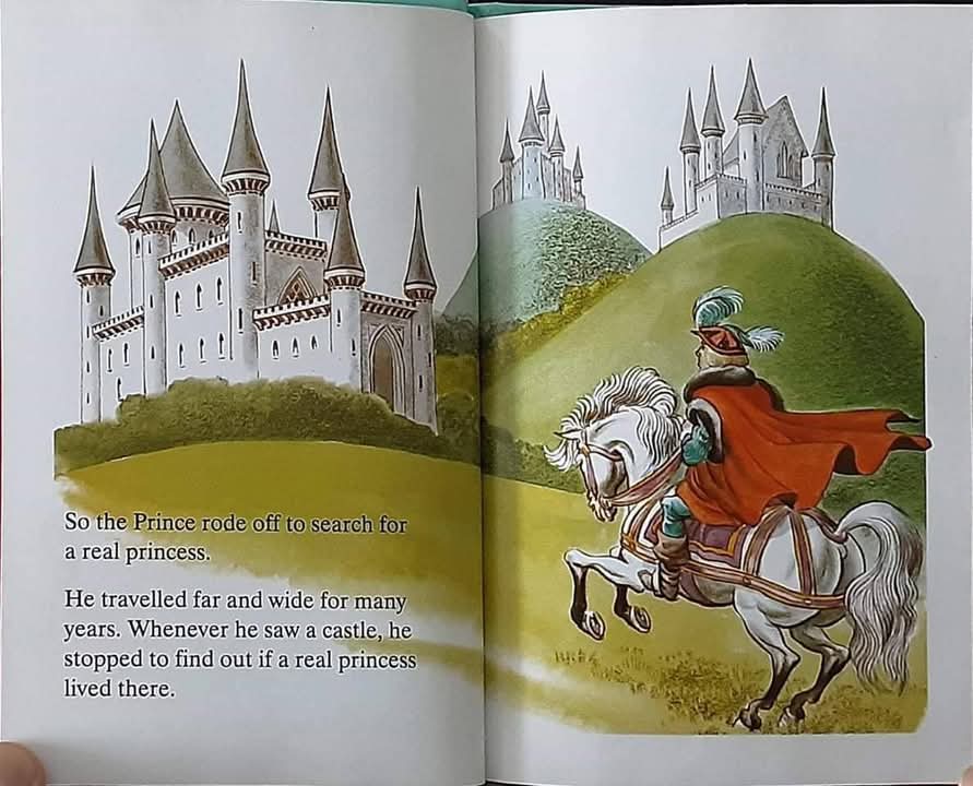 หนังสือนิทานปกแข็ง** 🍅🍅FAVOURITE TALES:THE PRINCESS AND THE PEA