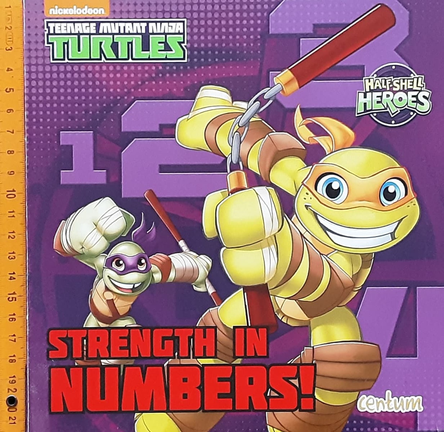 BOARD Book หนังสือนิทานเด็ก ภาษาอังกฤษ 🍅🍓TEENAGE MUTANT NINJA TURTLES:STRENGTH IN NUMBER /สภาพ 80-90%