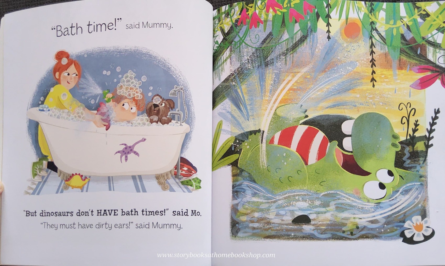 หนังสือนิทานปกอ่อน** 🍅🍓DINOSAURS DON'T HAVE BEDTIMES!