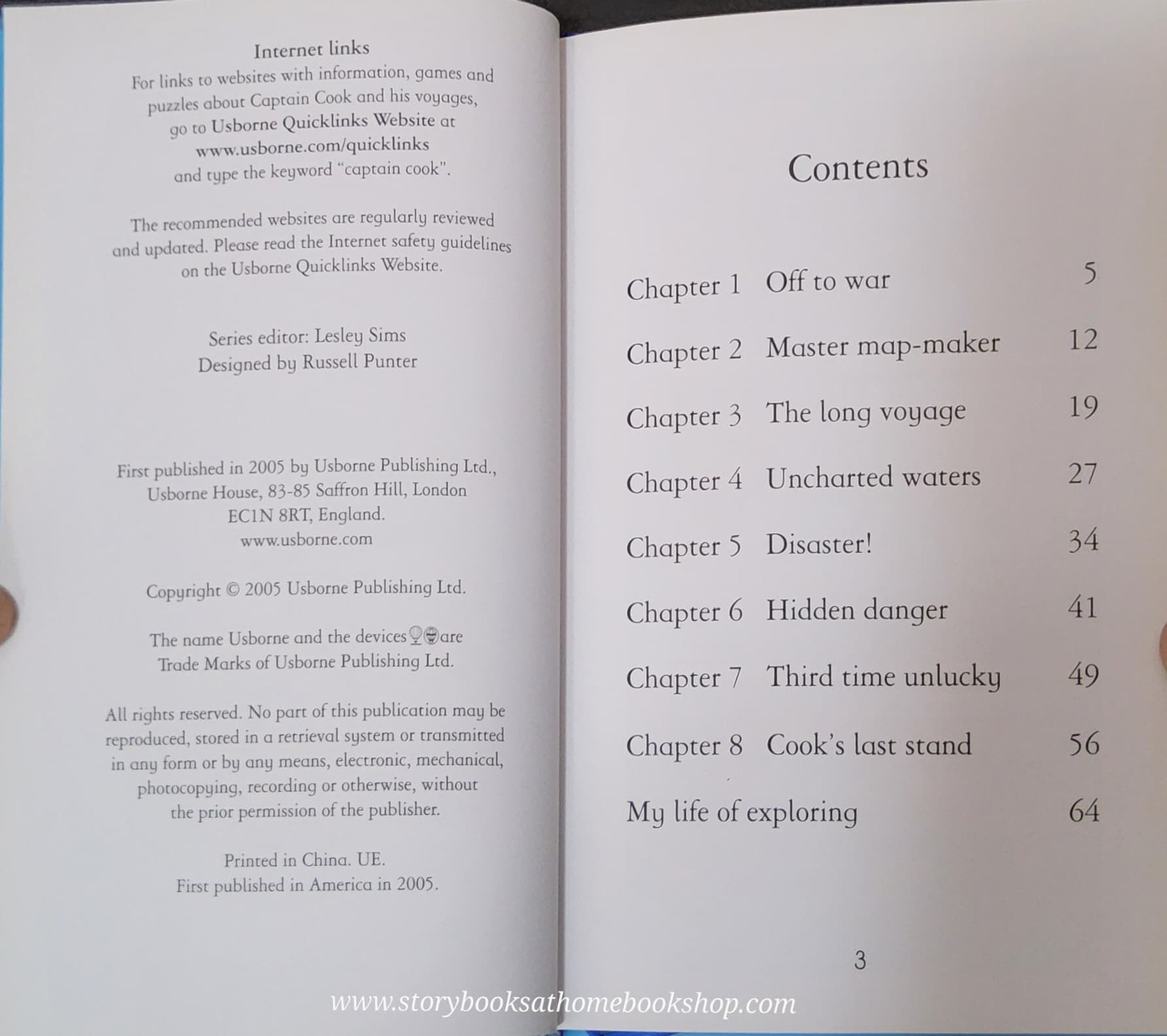 หนังสือนิทานปกแข็ง** 🍓🍓USBORNE YOUNG READING:CAPTAIN COOK