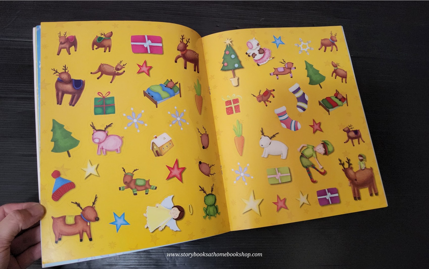 Activities Book** 🍓🍓 REINDEER'S RED NOSE WITH STICKER&ACTIVITY FUN