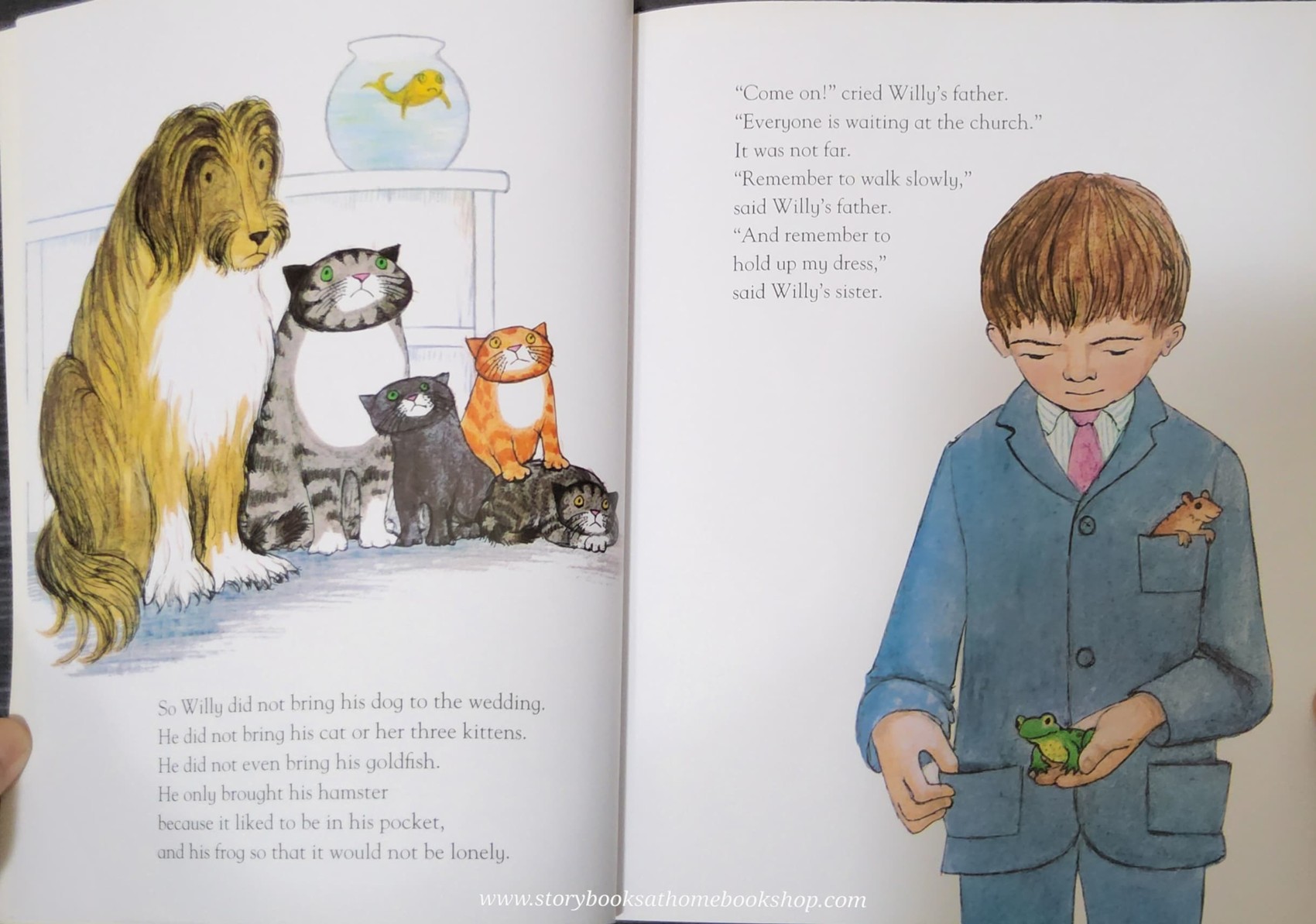 หนังสือนิทานปกอ่อน** 🍅WHEN WILLY WENT TO THE WEDDING BY JUDITH KERR