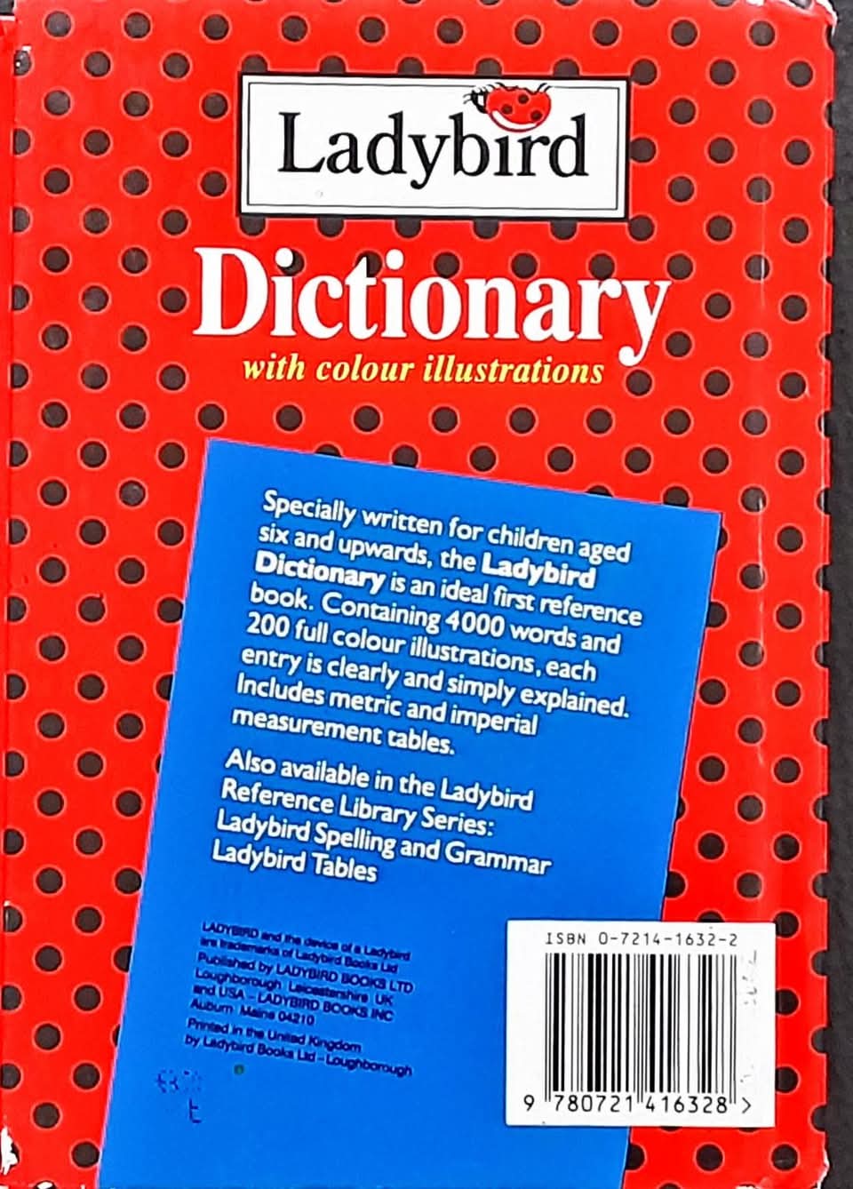 Knowledge Book ** ð
ð Ladybird Dictionary with Colour Illustrations