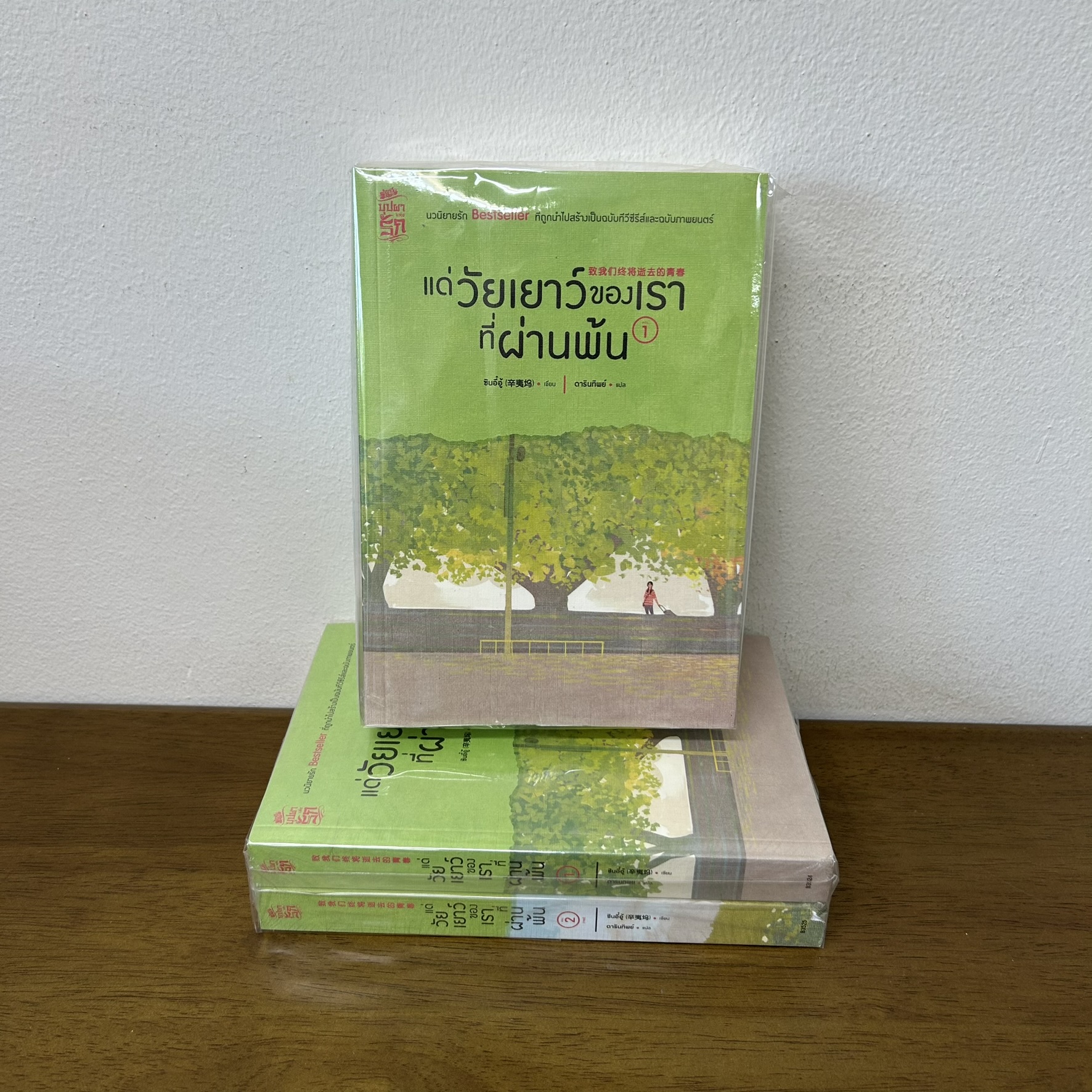 แด่วัยเยาว์ของเราที่ผ่านพ้น เล่ม 1-2 จบ ครบชุด ... ซินอี๋อู้ ดารินทิพย์ (มือหนึ่งขีดสัน) นิยายแปล สยามอินเตอร์
