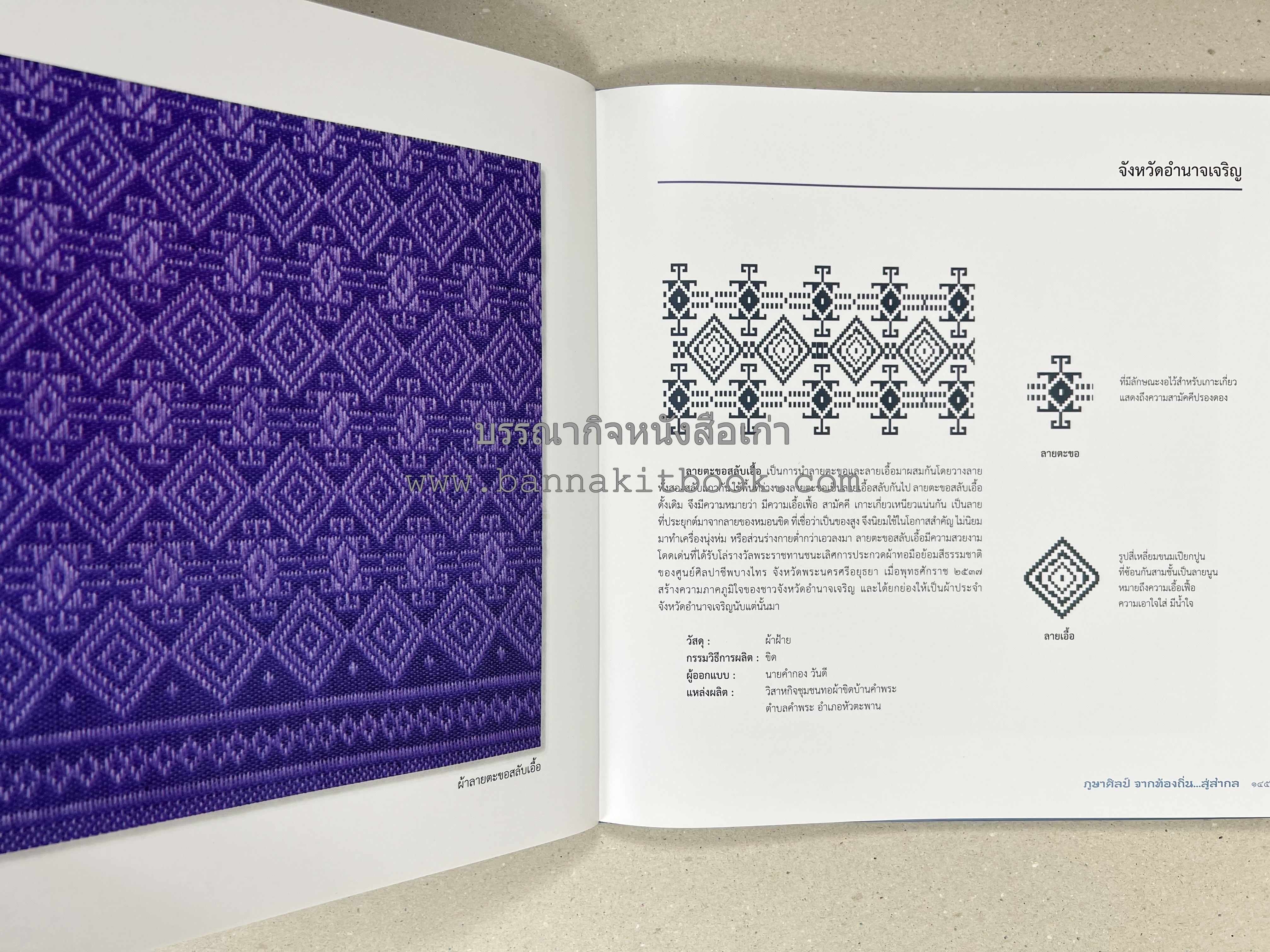 ภูษาศิลป์ จากท้องถิ่น.. สู่สากล (ผ้าโบราณ / ผ้าไทยลายอัตลักษณ์ 76 จังหวัด) โดย : กระทรวงวัฒนธรรม.