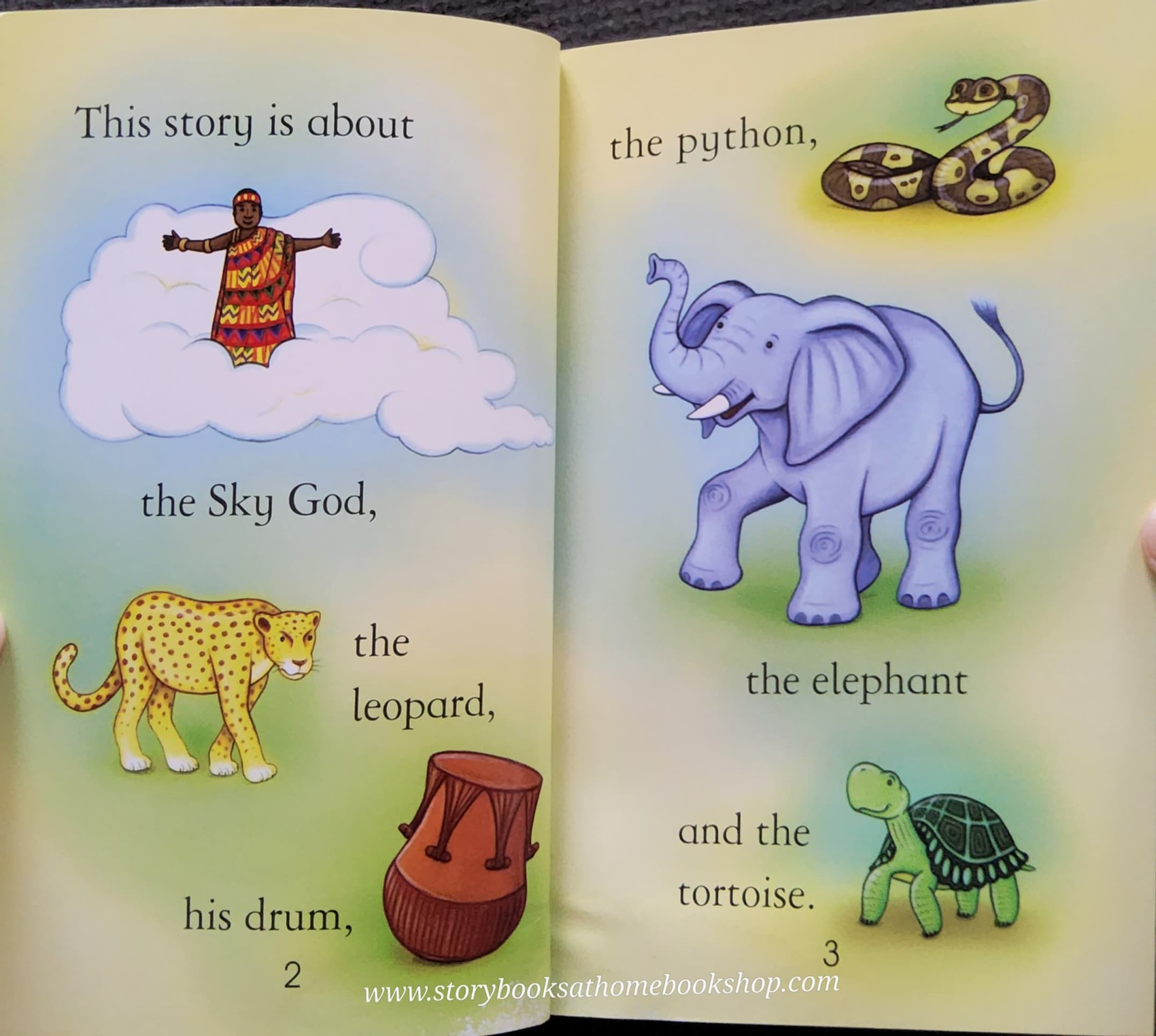 หนังสือนิทานปกอ่อน** ♥️USBORNE FIRST READING: THE LEOPARD AND THE SKY GOD