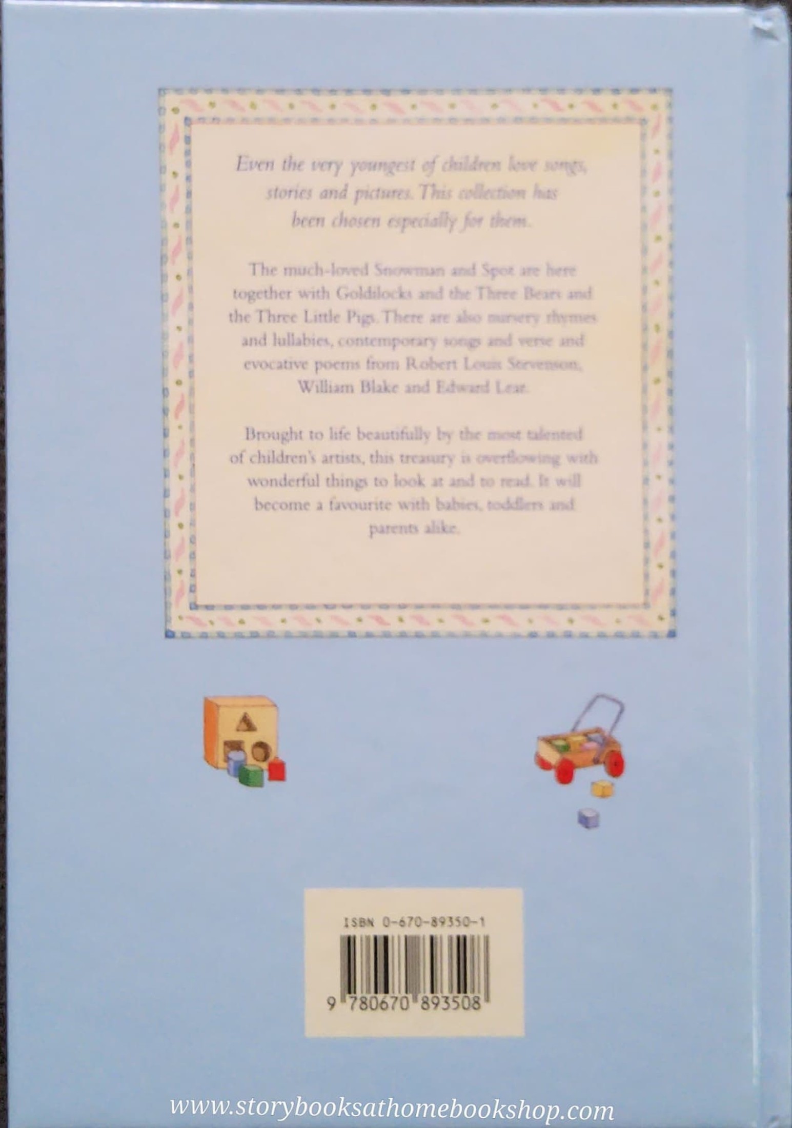 หนังสือนิทานปกแข็ง** 🍅🍅THE BABY AND TODDLER TREASURY