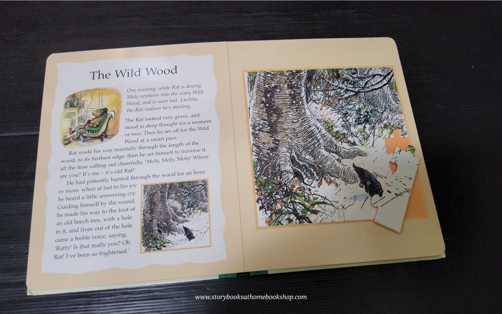 **JIGSAW BOARD BOOK** 🍅🍓THW WIND IN THE WILLOWS JIGSAW BOOK WITH 7 JIGSAWS