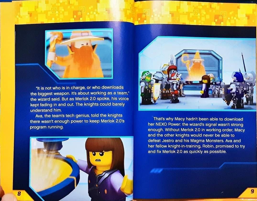 หนังสือนิทานปกแข็ง** 🍅🍓LEGO NEXO KNIGHTS THE POWER OF THE FORTREX