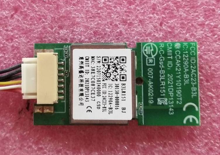 ตัวรับสัญญาณบลูทูธ BlueToothmodule TCL (ทีซีแอล) อะไหล่แท้#มือสองพร้อมใช้งาน รุ่นLED32S66A พาร์ท30130-000016