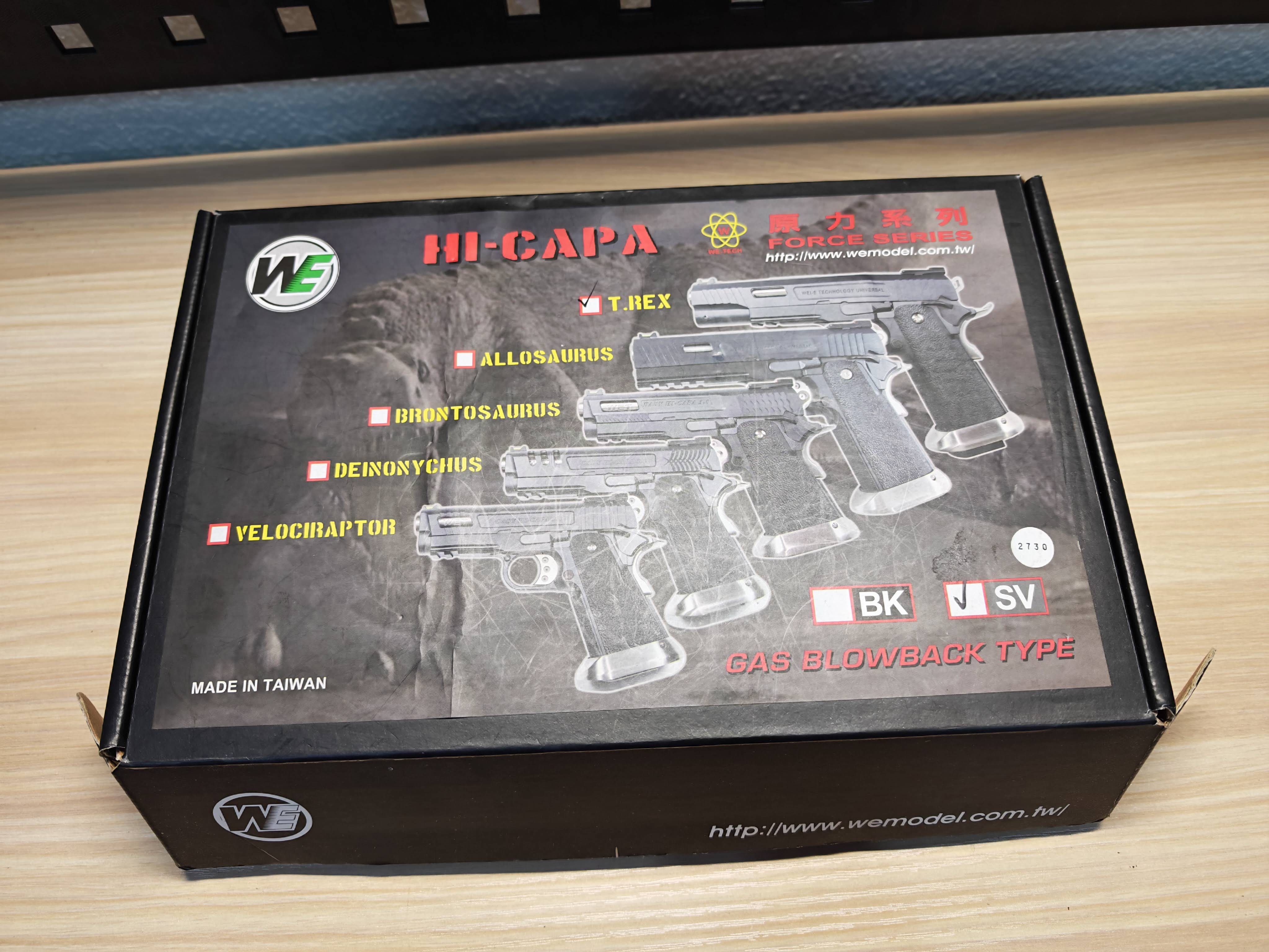 WE Hi-CAPA 5.1 T-REX GBB BB Gun บีบีกัน แบบแก๊ส ปืนอัดลม Airsoft Gun มือสอง