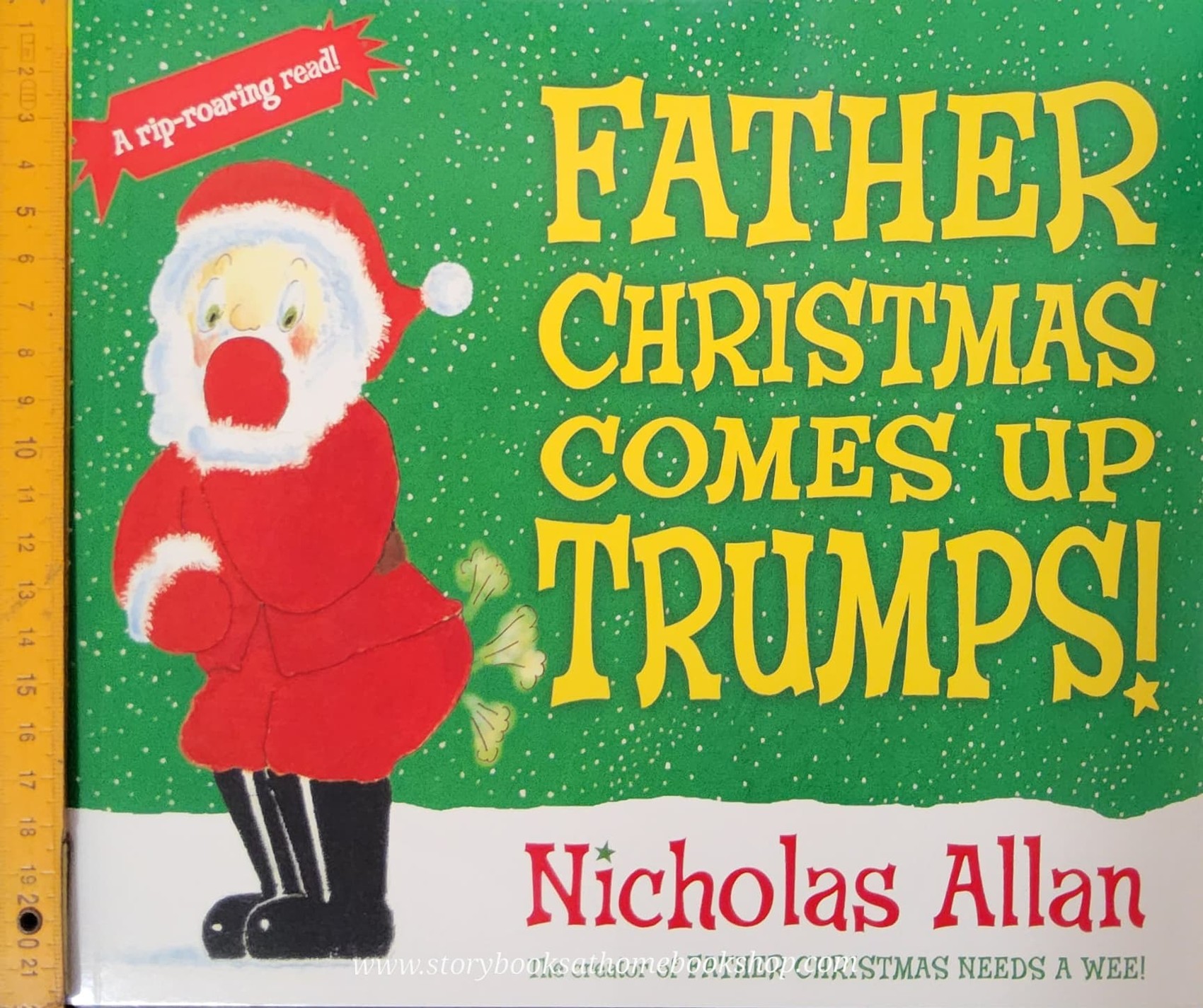 หนังสือนิทานปกอ่อน** 🍅🍅FATHER CHRISTMAS COMES UP TRUMPS! BY NICHOLAS ALLAN