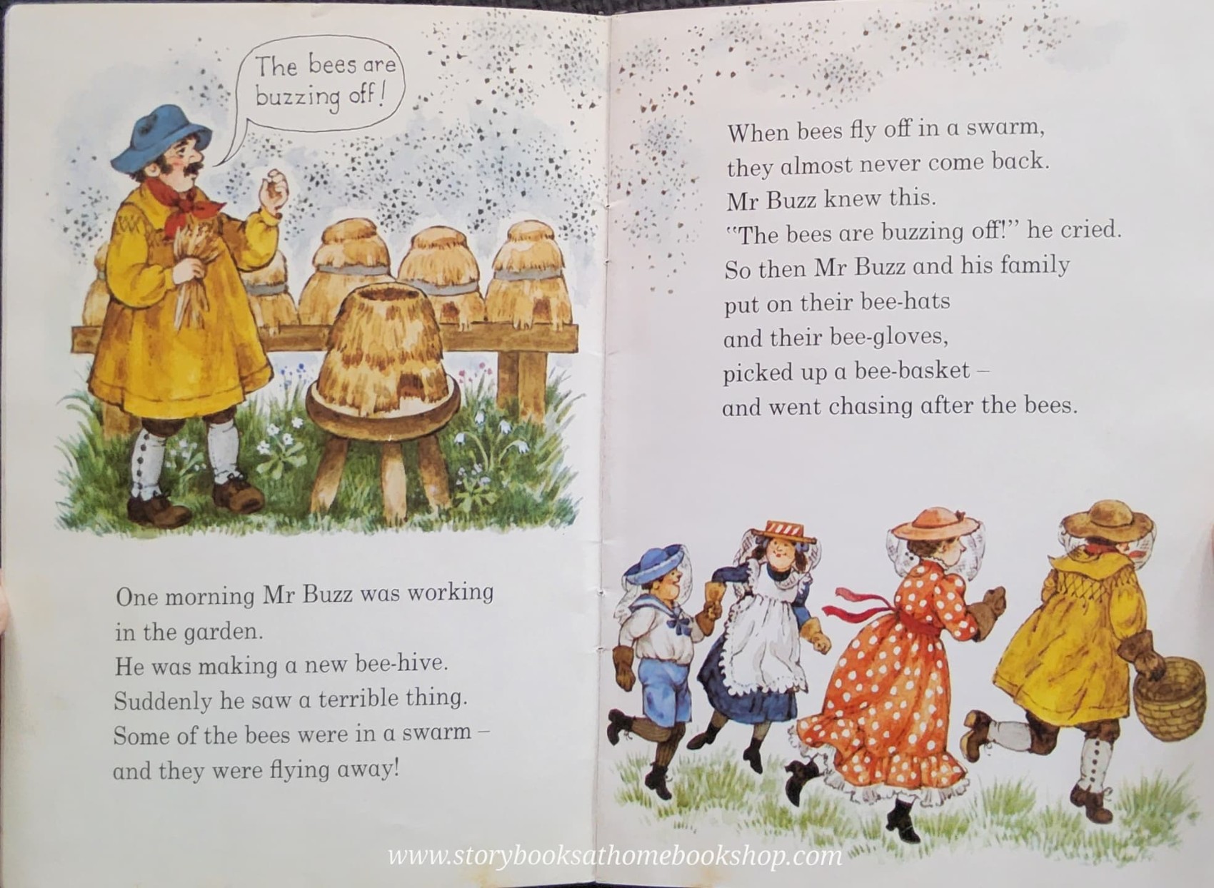 หนังสือนิทานปกอ่อน ** 🍅🍓HAPPY FAMILIES: MR BUZZ THE BEEMAN