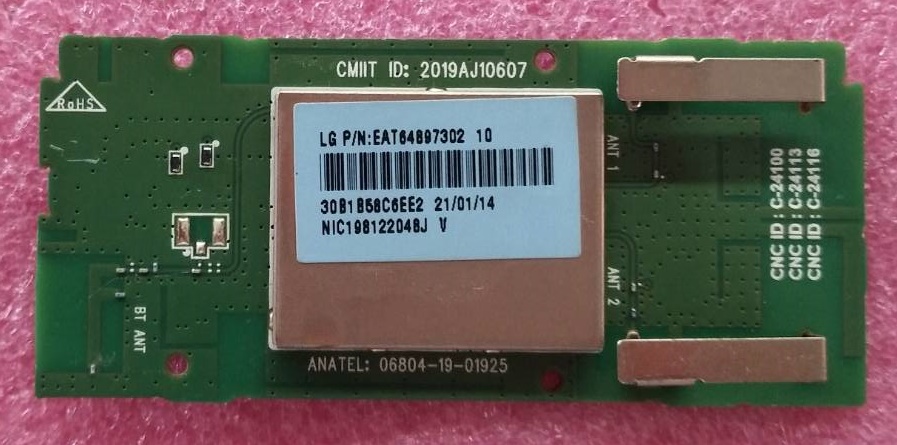 ตัวรับสัญญาณWifi LG(แอลจี) อะไหล่แท้/ของถอด พาร์ทEAT64897302