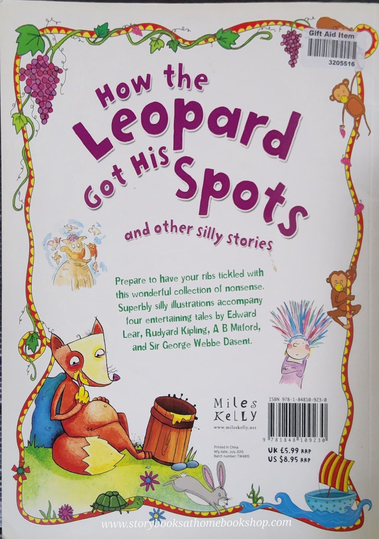หนังสือนิทานปกอ่อน** 🍅HOW THE LEOPARD GOT HIS SPOTS AND OTHER SILLY STORIES