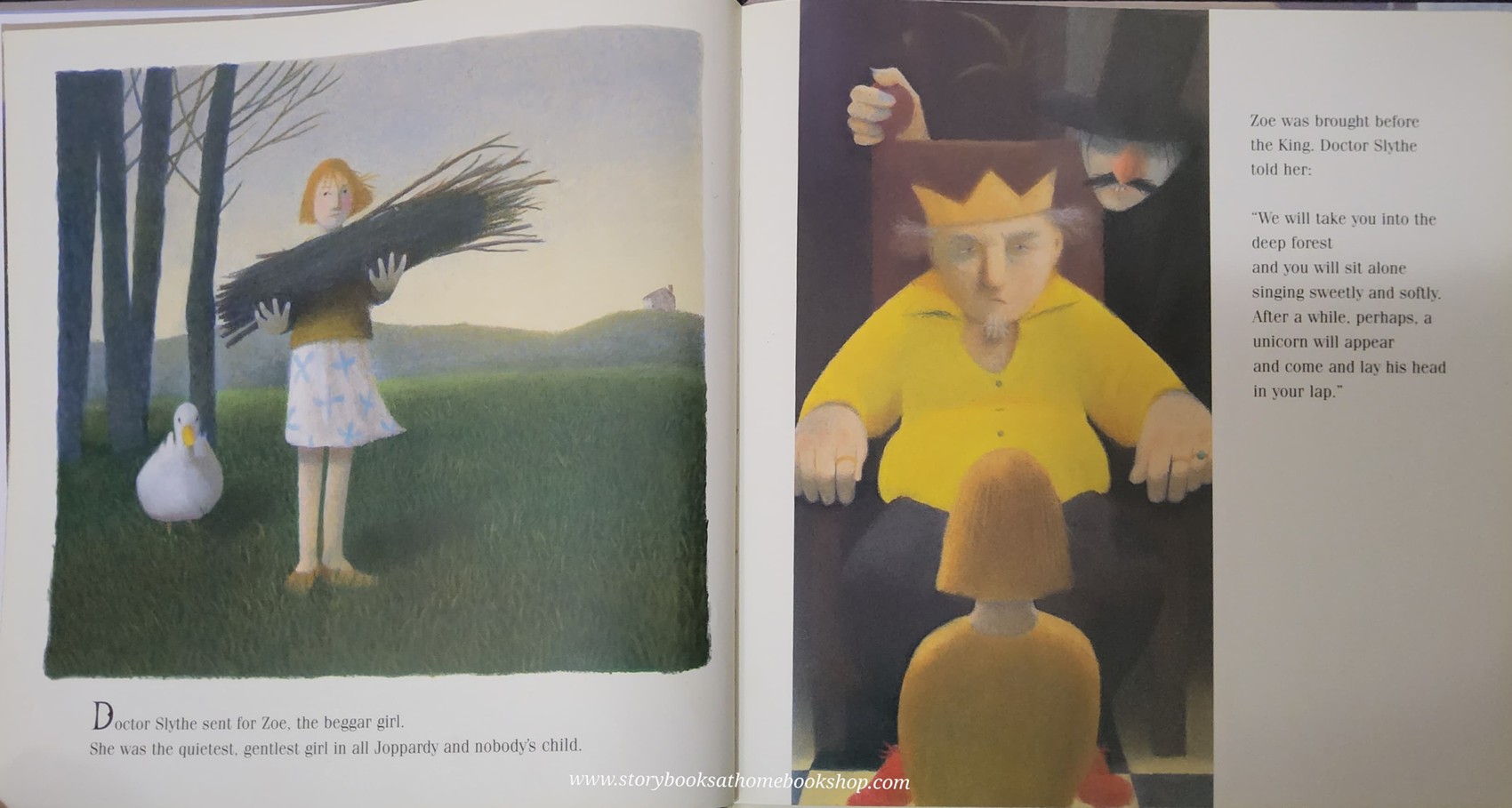 หนังสือนิทานปกแข็ง** 🍅🍓NOBODY RIDES THE UNICORN BY ADRIAN MITCHELL