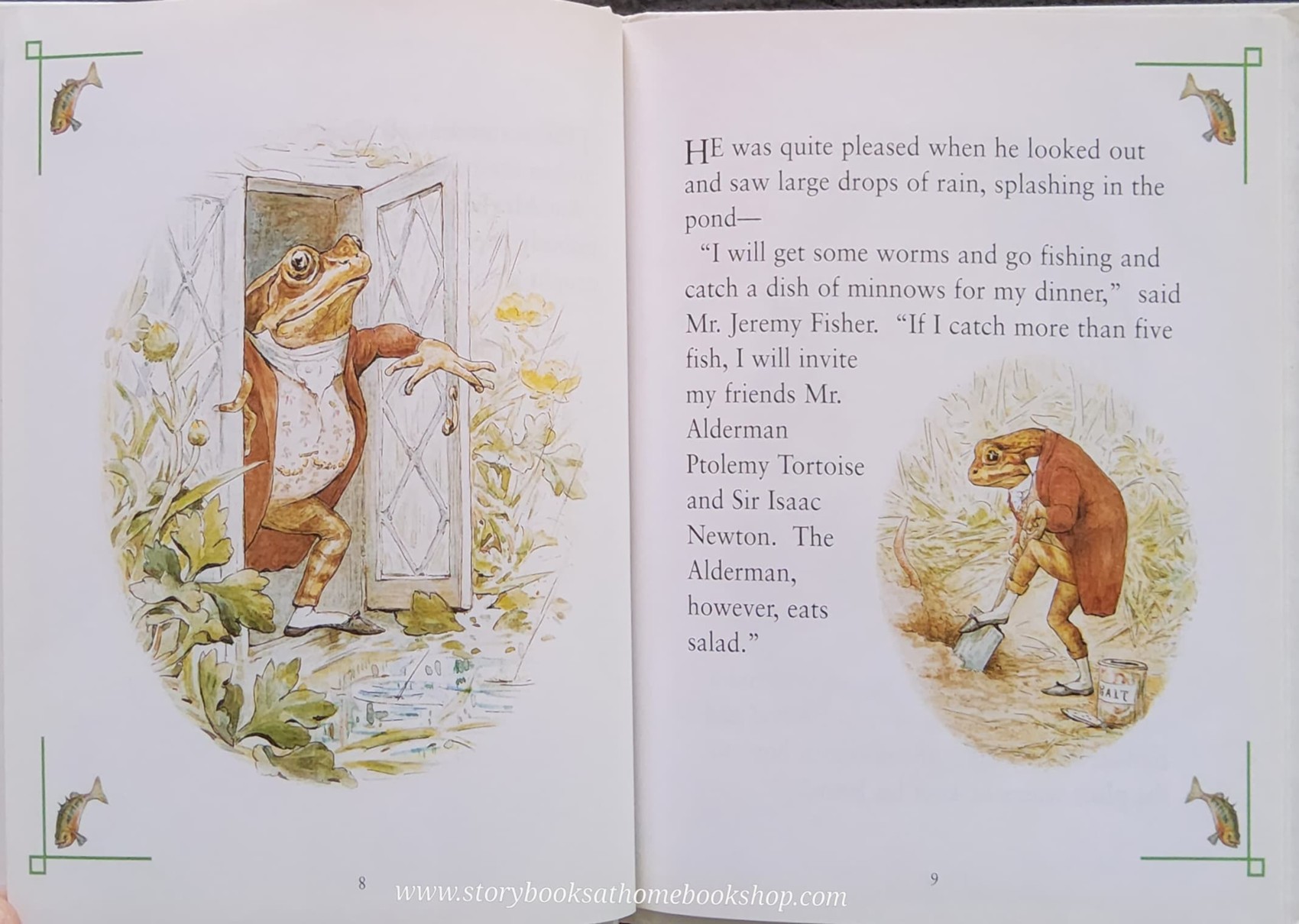 หนังสือนิทานปกแข็ง** 🍅🍓TALE OF MR.JEREMY FISHER BY BEATRIX POTTER