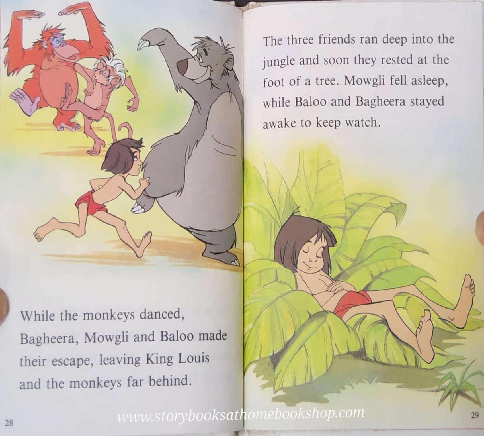 หนังสือนิทานปกแข็ง ** 🍅🍓DISNEY THE JUNGLE BOOK♥️♥️