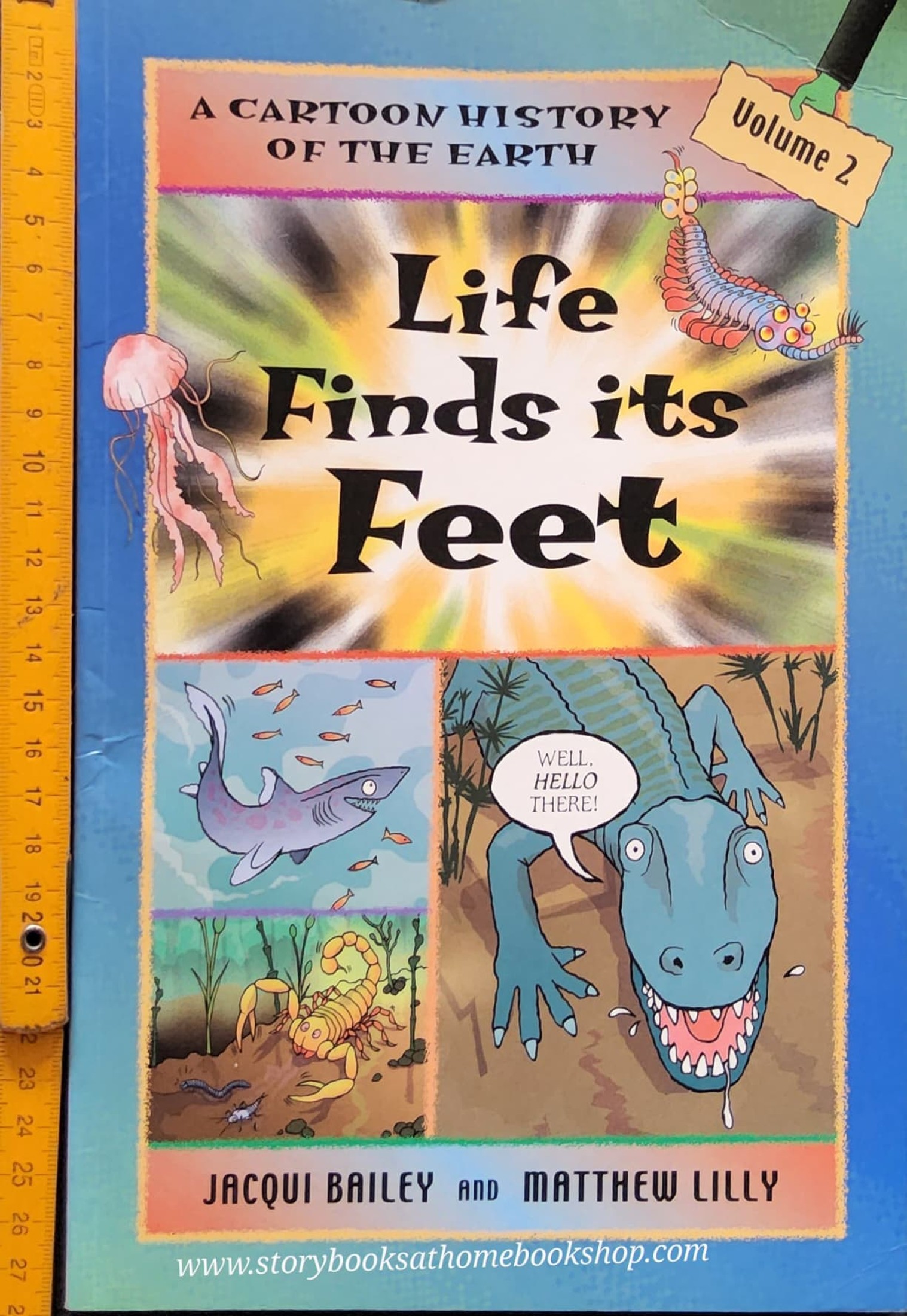 หนังสือนิทานปกอ่อน ** 🍅🍓A CARTOON HISTORY OF THE EARTH:LIFE FINDS ITS FEET