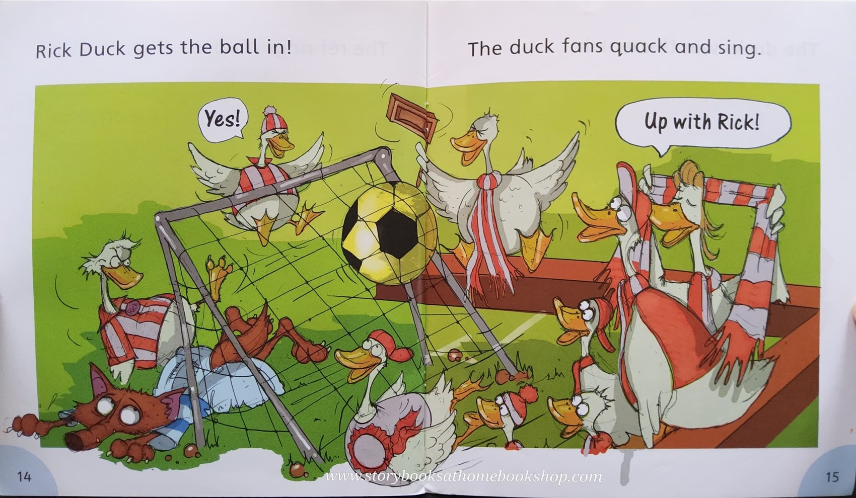 หนังสือนิทานปกอ่อน** 🍅🍓OXFORD READDING TREE SONGBIRDS PHONICS: THE BIG MATCH BY JULIA DONALDSON