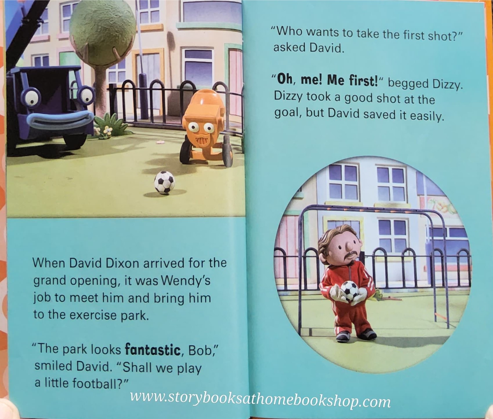 หนังสือนิทานปกแข็ง ** ♥️BOB THE BUILDER BOB AND THE GOALIE