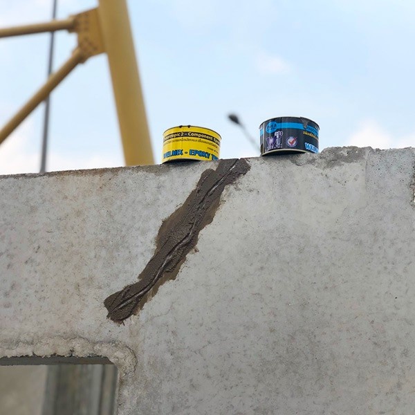 กาวอีพ็อกซี่ AB Welfix Epoxy 2 part น้ำยาเจาะเสียบเหล็ก กาวเสียบเหล็ก สำหรับงานเสียบเหล็กและเชื่อมประสาน ติดเหล็ก 1กิโล