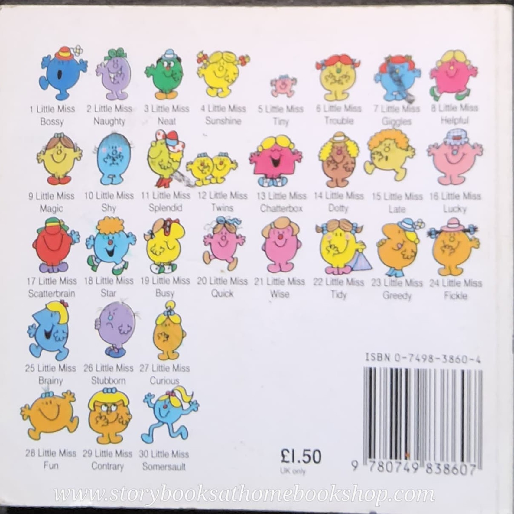 หนังสือ Bestseller Small book** **หนังสือนิทานปกอ่อน** 👉LITTLE MISS&MR.MEN👍 🍅🍅LITTLE MISS HELPFUL by Roger Hargreaues