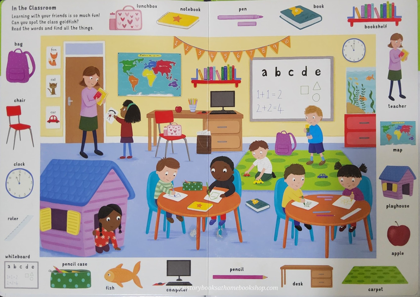 SEARCH AND FIND BOARD BOOK** ð
LET'S GET READY FOR SCHOOL