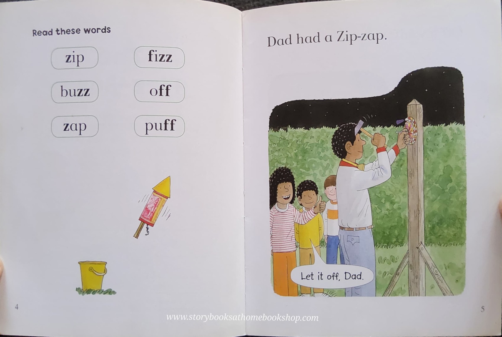 หนังสือนิทานปกอ่อน** 🍓🍓Biff Chip&Kipper:Phonics Level2: THE FIZZ-BUZZ
