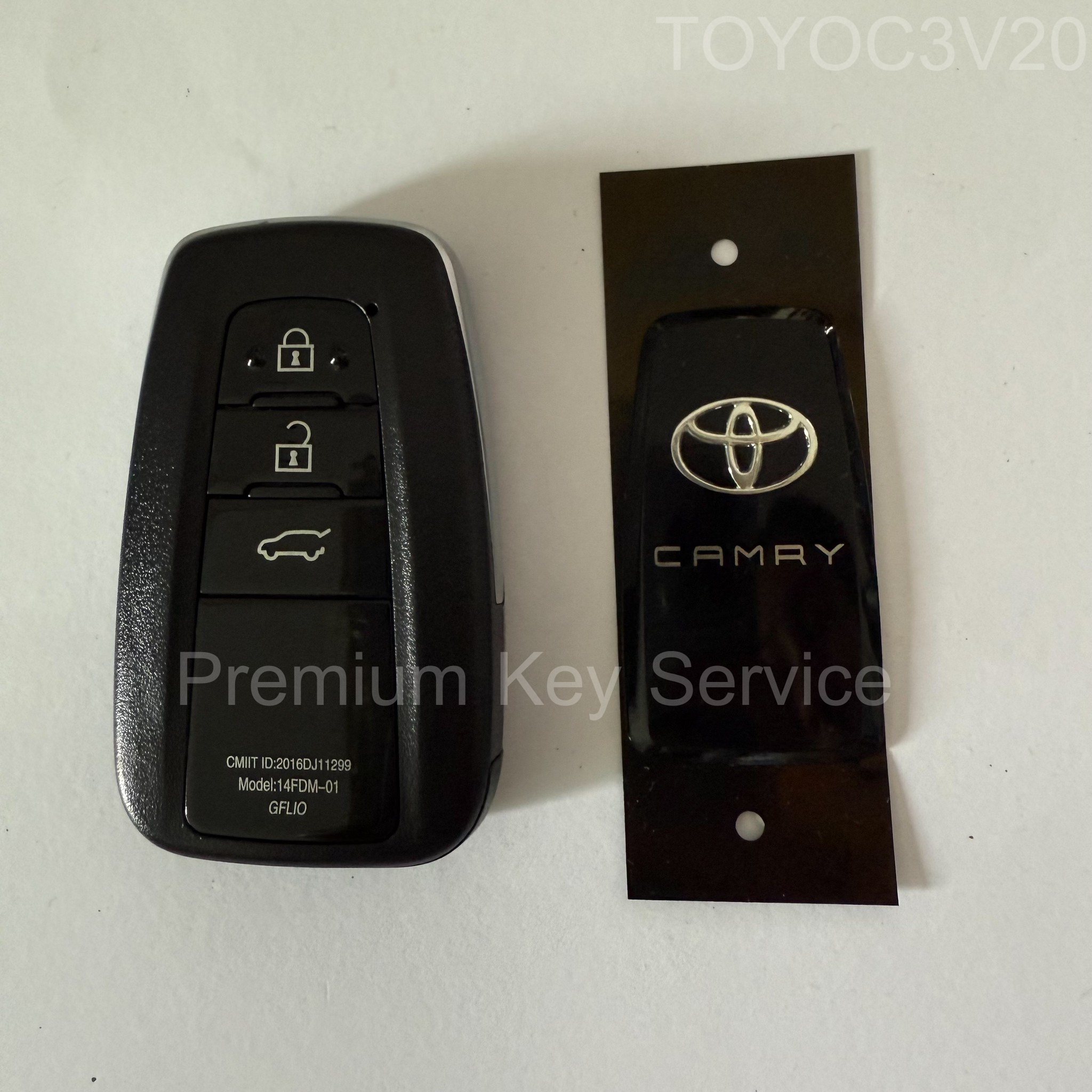 กรอบรีโมต Toyota Smart Key 3 ปุ่ม