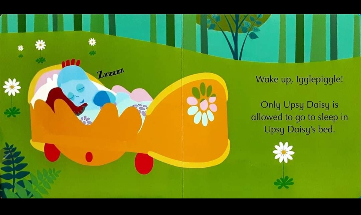 หนังสือนิทาน ภาษาอังกฤษ ปกแข็ง In the Night Garden ตอน Wake Up,Igglepiggle/สภาพ 80-90%
