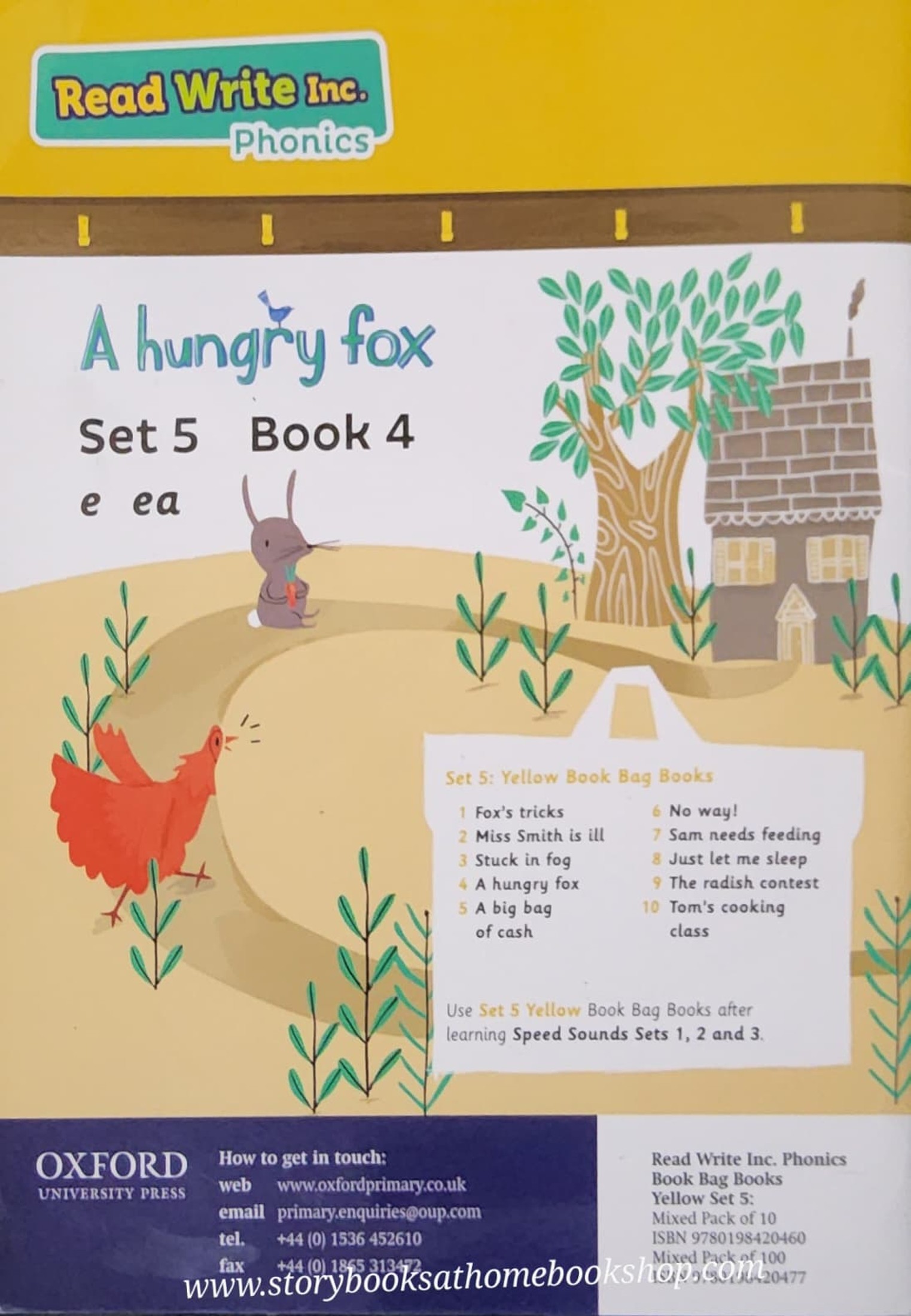 หนังสือนิทานปกอ่อน** 🍅🍓READ WRITE Inc. BOOK BAG BOOKS A HUNGRE FOX (set5 book4)