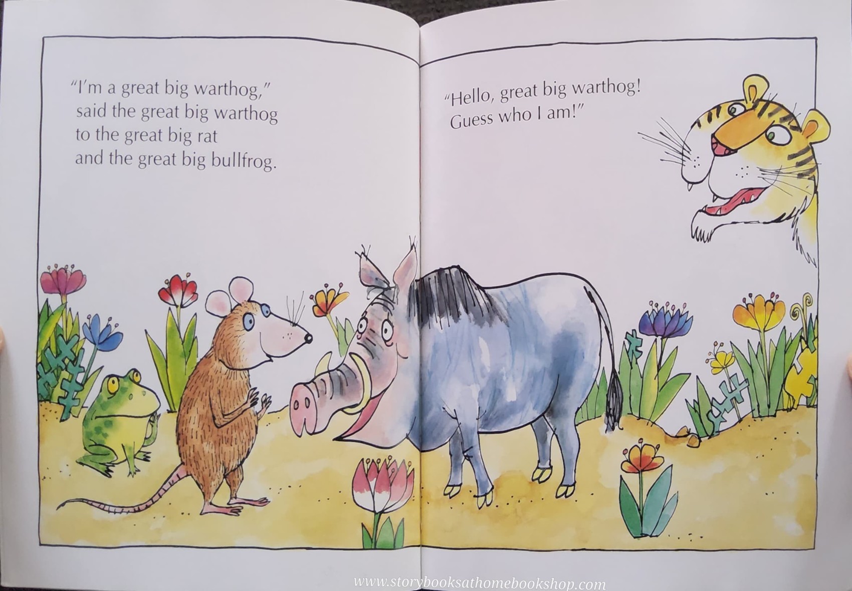 หนังสือนิทานปกอ่อน** 🍅🍓HELLO GREAT BIG BULLFROG! BY COLIN WEST