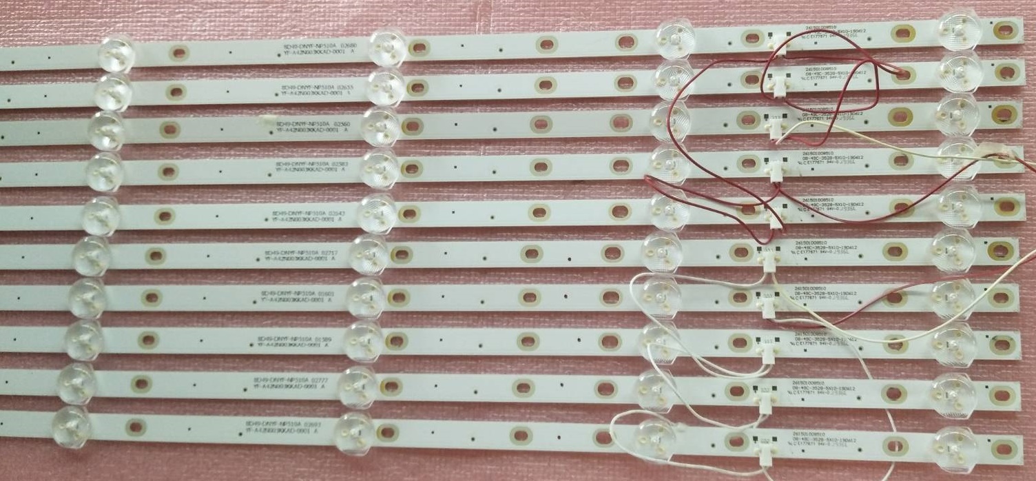 หลอดแบคไลน์ทีวี เวิร์ลเทค WORLDTECH ของแท้มือสองถอดจากเครื่อง รุ่นWT-LED5001